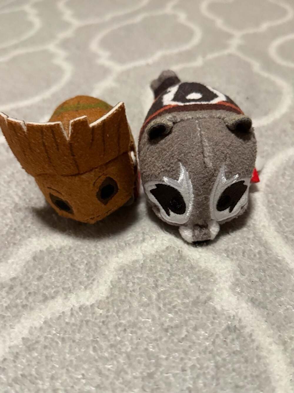Disney Marvel Guardians of the Galaxy Rocket  and Groot Mini Tsum Tsum Lot